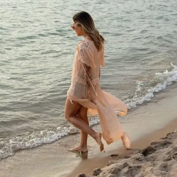 Z&L Europe Dirty Rose Kaftan, Women’s size S/M (small/medium) - Picture 3 of 11